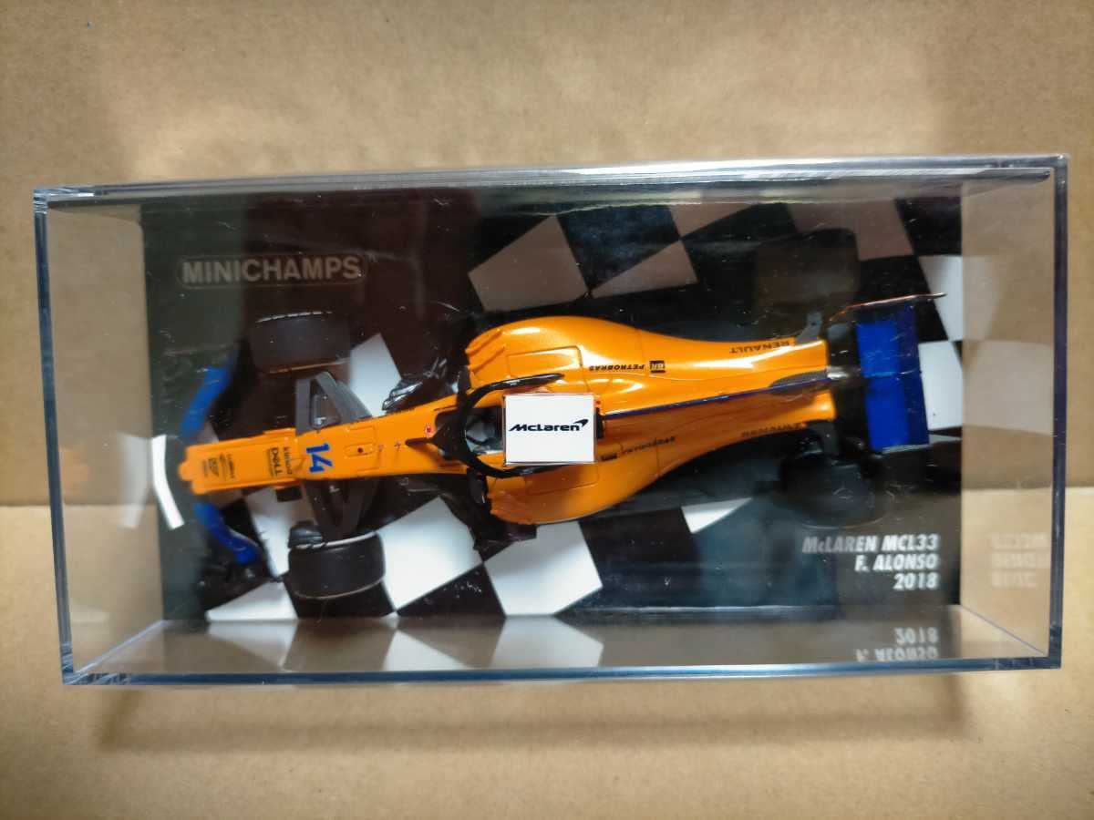 ミニチャンプス 1/43 マクラーレン MCL33 アロンソ カナダGP2018 McLaren F1 MCL33 Fernando Alonso Abu Dhabi 2018 1st Retirement 1